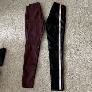 H&M Leather pants , 2 pairs size 4